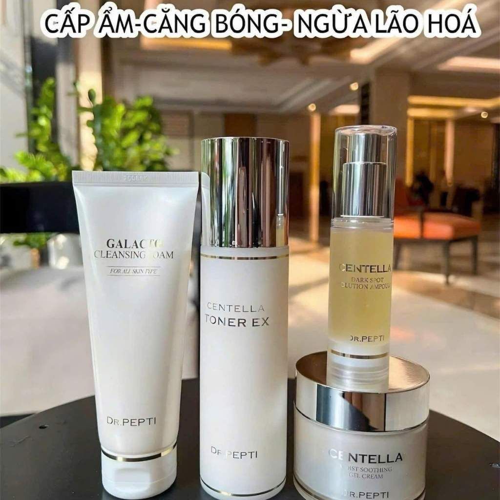  Bộ ba Dr.Pepti Centella dưỡng da căng bóng mịn màng BKCOKR-9079 