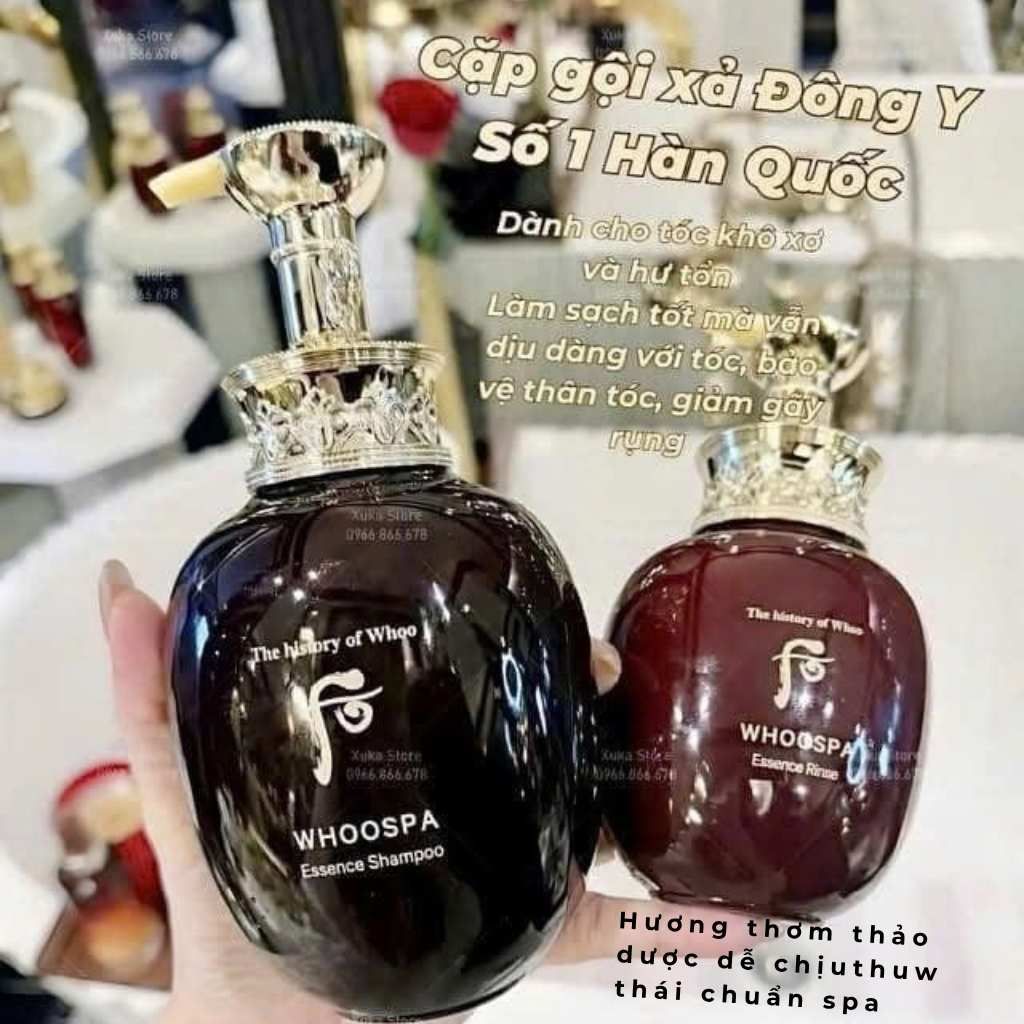  Set Gội Xả Whoo Đông Y Hoàng Cung BKCOKR-9087 