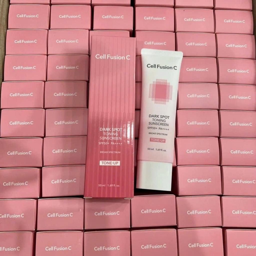  Kem Chống Nắng Cell Fusion C Hồng Phiên Bản Mới BKCOKR-9104 