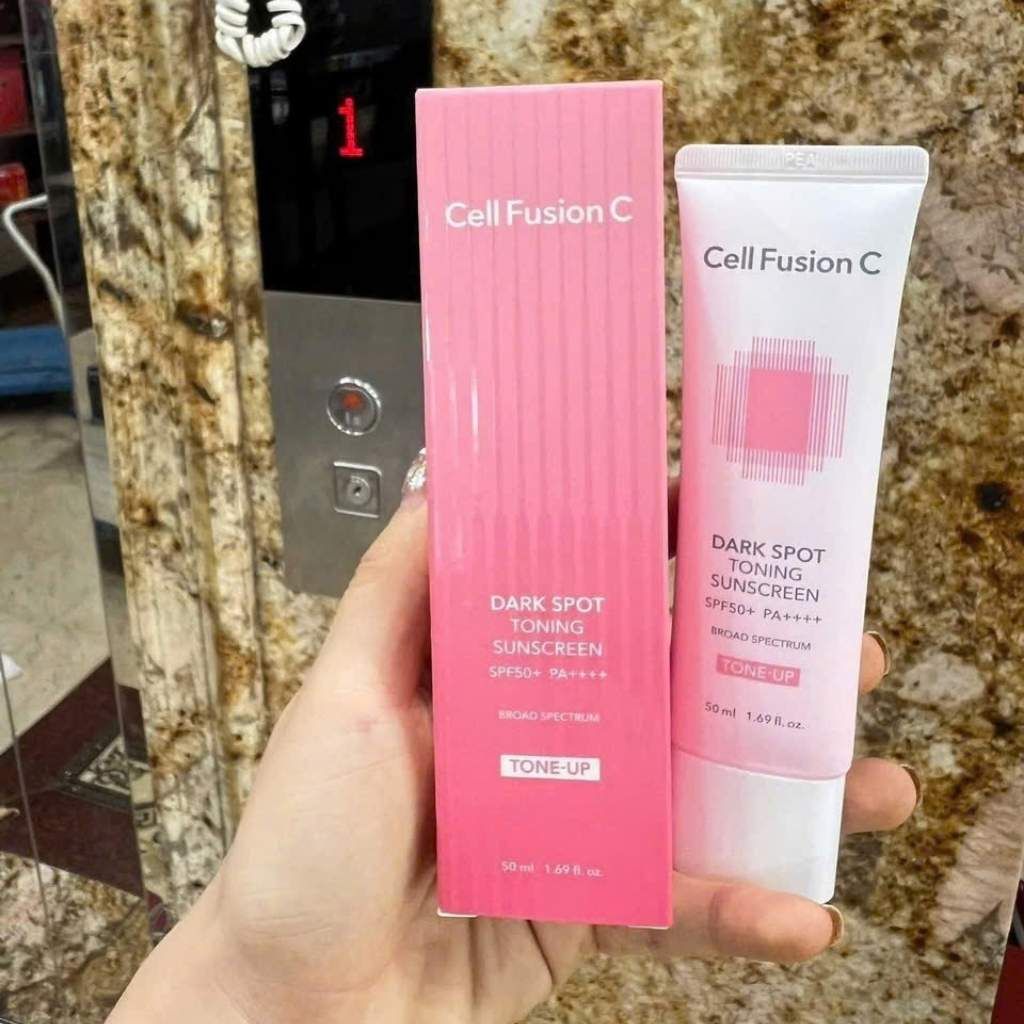  Kem Chống Nắng Cell Fusion C Hồng Phiên Bản Mới BKCOKR-9104 
