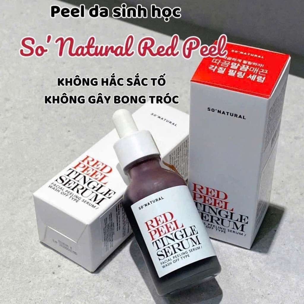  Serum Red Peel Tingle So dưỡng da mềm min BKCOKR-9106 