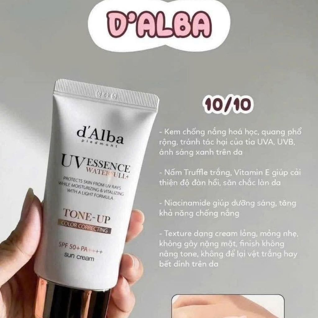  Kem Chống Nắng D’Alba Bản Hồng Nâng Tone BKCOKR-9113 