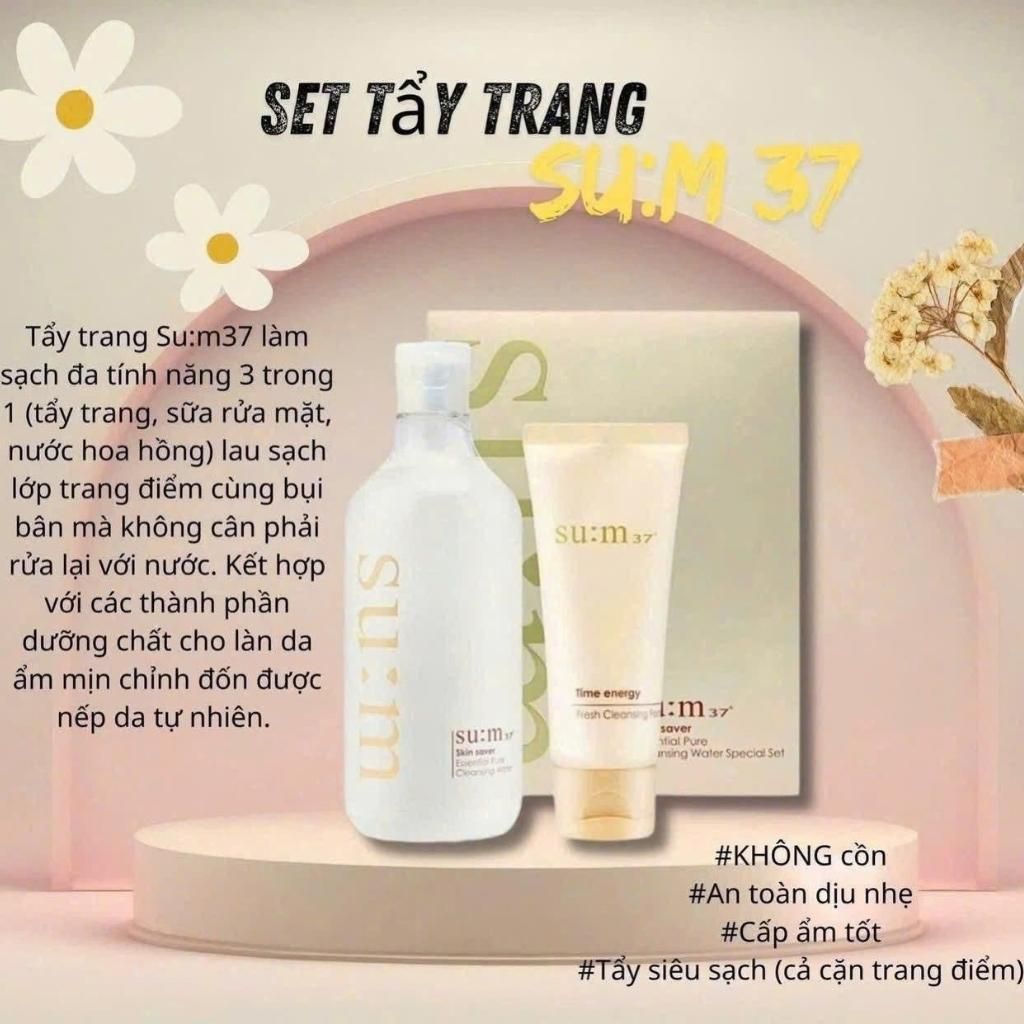  Set Tẩy Trang Sum 37 Hàn Quốc 400ml BKCOKR-9124 
