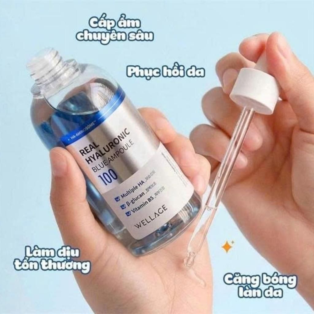  Serum cấp ẩm cho da Wellage Real Hyaluronic Blue BKCOKR-9129 