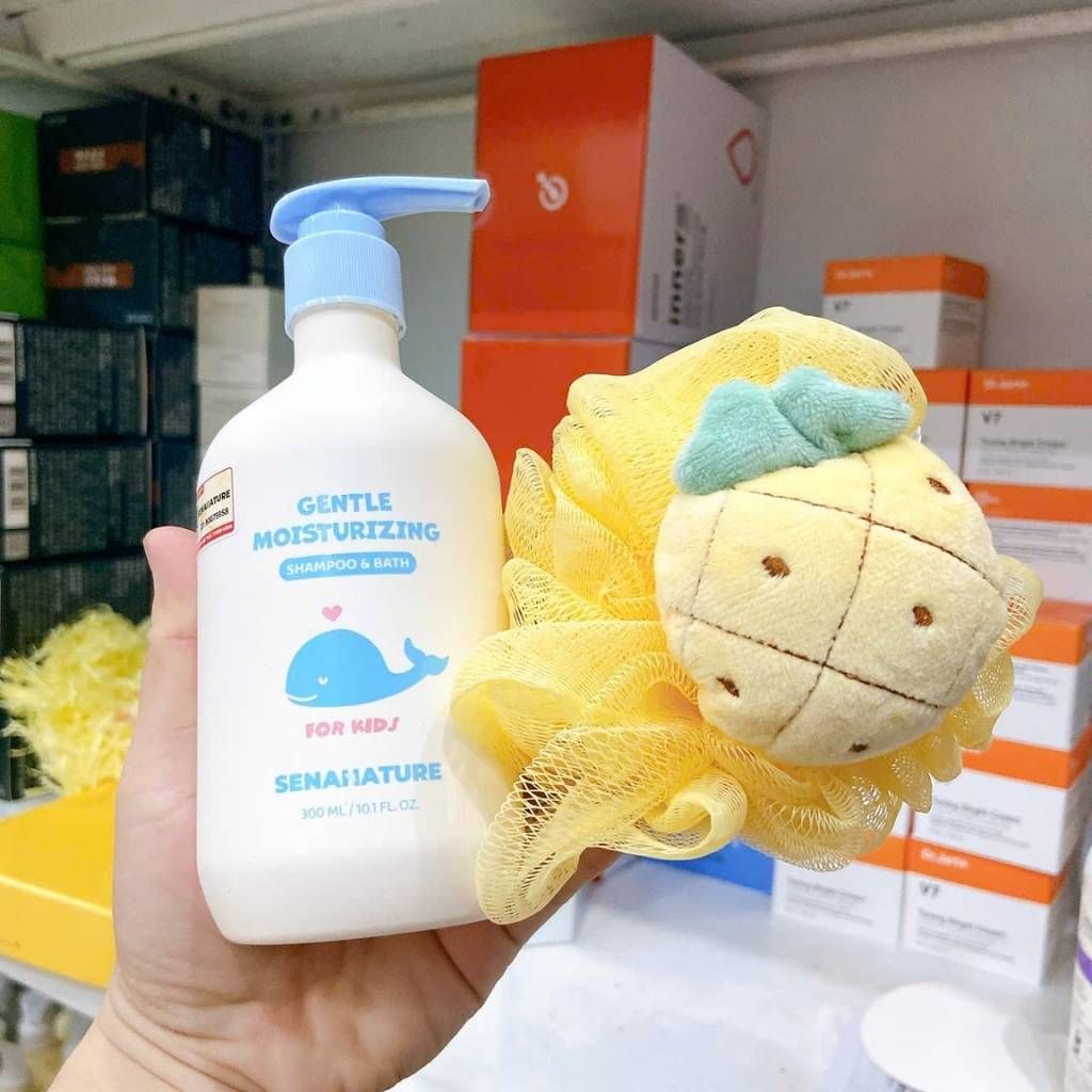  Sữa Tắm Trẻ Em Senanature Tặng Bông Tắm BKCOKR-9136 