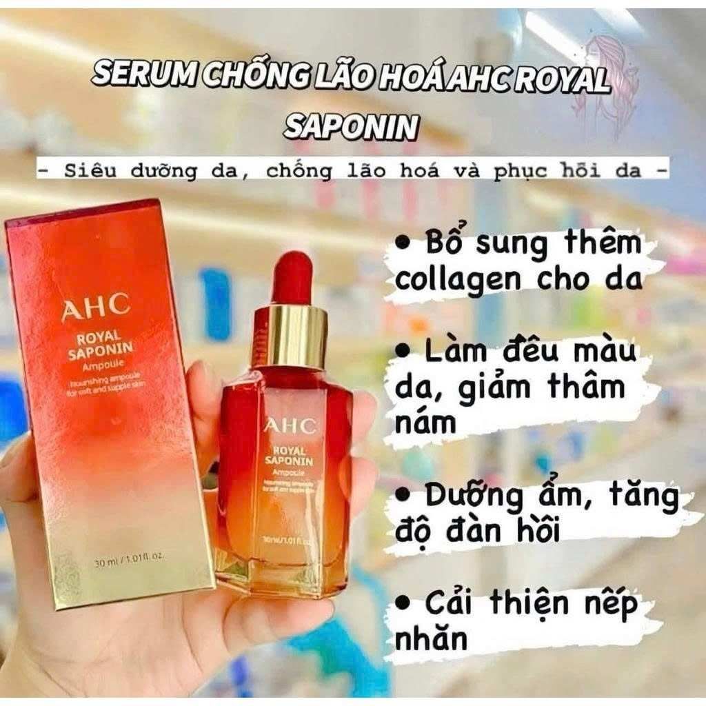  Serum AHC Đỏ Hồng Sâm 55 Tuổi Dưỡng Da căng bóng BKCOKR-9140 