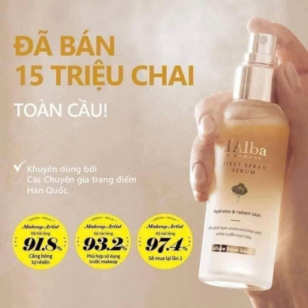  Xịt khoáng dưỡng ẩm d'Alba First Spray Serum Hàn Quốc BKCOKR-9143 
