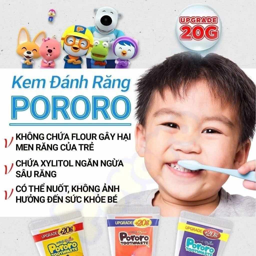  Kem Đánh Răng Trẻ Em Pororo Hàn Quốc BKCOKR-9161 