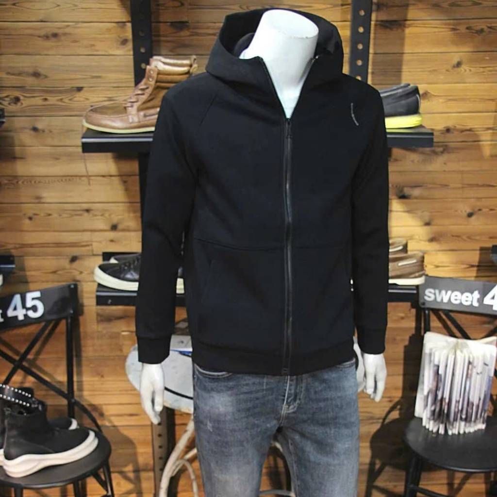  Áo Nỉ Có Mũ Kéo Khóa Nam Cao Cấp BKFACN-9373 