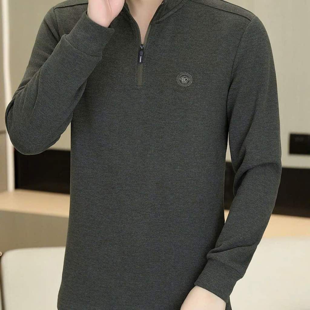  Áo phông dài tay có lớp lót lông cừu BKFACN-9378 