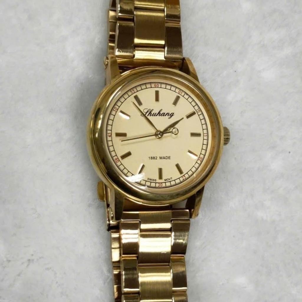  Đồng Hồ đeo tay ThuHang Mặt Vàng Kim  BKFACN-9380 