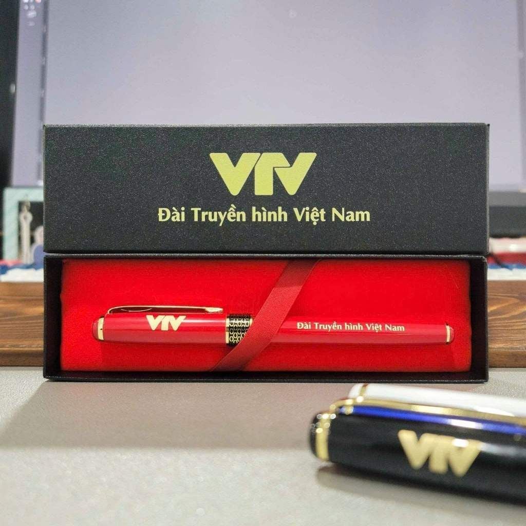  Bút Ký Đài Truyền Hình Việt Nam VTV Kèm Hộp cao cấp BKFAVN-9410 