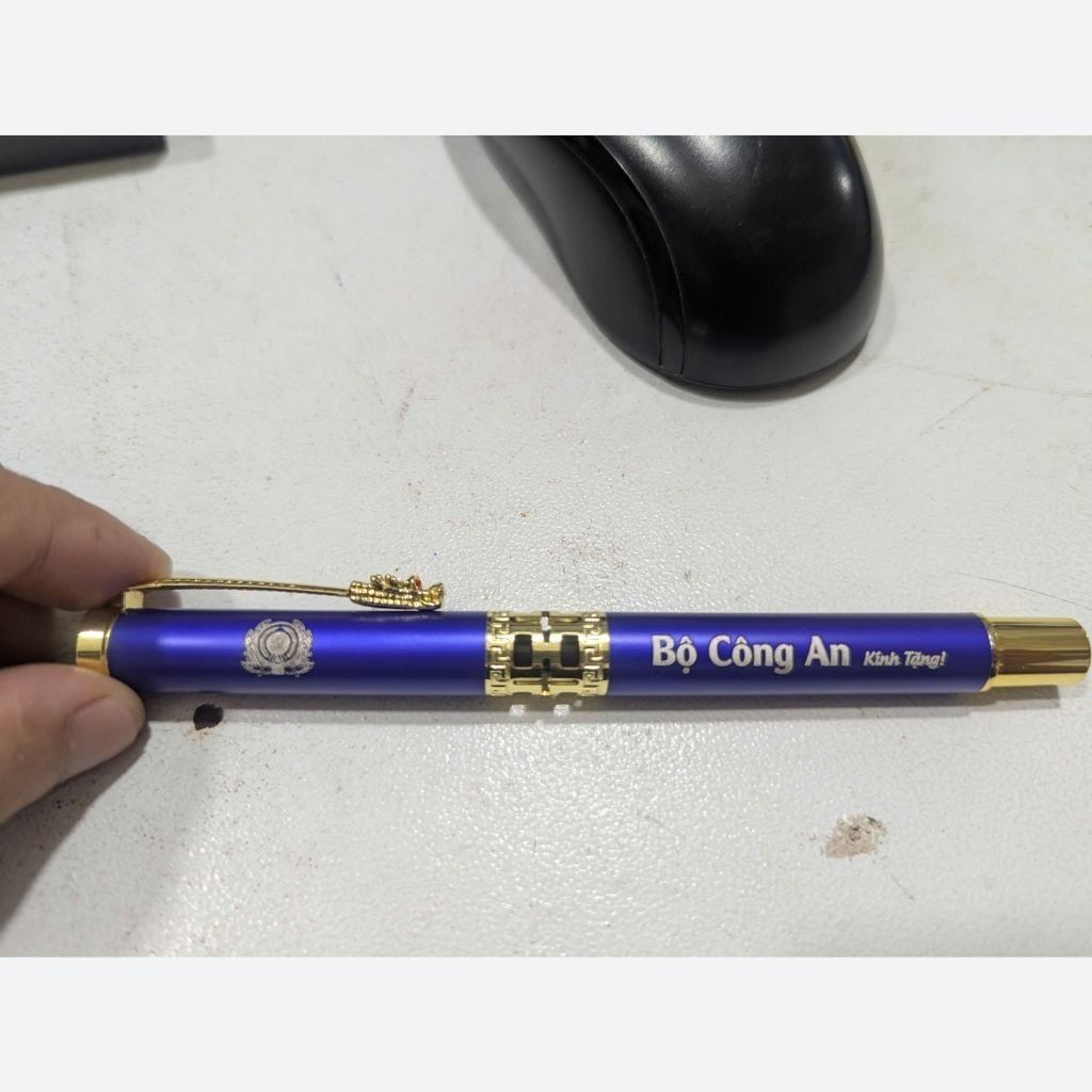  Bút Ký Bộ Công An Mạ Vàng Quà Tặng Cao Cấp BKFAVN-9411 