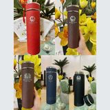  Bình Giữ Nhiệt Bọc Da Cao Cấp In Logo Quà Tặng Ngoại Giao BKFAVN-9412 