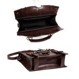  Túi Xách Da Đeo Chéo Phong Cách Steampunk La Bàn Cổ Điển BKFAVN-9421 