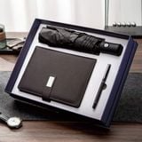  Set Quà Tặng Doanh Nghiệp Sổ Da, Bút Ký Và Ô Che Nắng BKFAVN-9423 