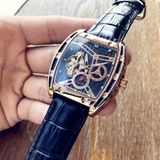  Đồng Hồ Nam Cơ Lộ Máy Laogeshi Dây Da Cá Sấu BKFAVN-9424 