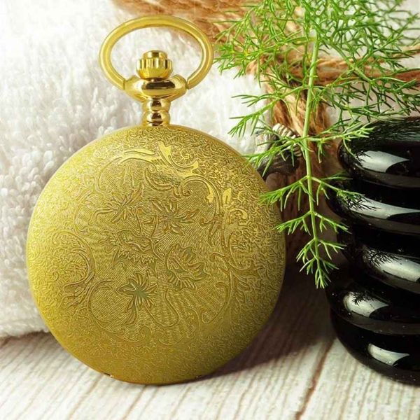  Đồng Hồ Bỏ Túi Mạ Vàng Cổ Điển Chạm Khắc Họa Tiết Kiến Trúc Cổ Sưu Tầm BKFAVN-9470 