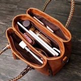  Túi Xách Nữ Da Bò Cao Cấp Quai Bện Thời Trang Sang Trọng BKFAVN-9471 
