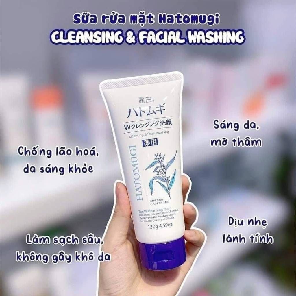  Sữa Rửa Mặt Ý Dĩ Hatomugi Nhật Bản BKHEJP-9263 