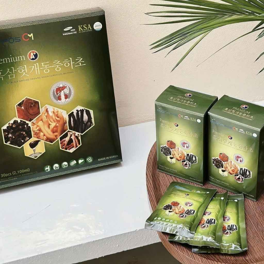  Mát Gan Hắc Sâm Đông Trùng Hạ Thảo Dodampos CM Premium A+ BKHEKR-9221 