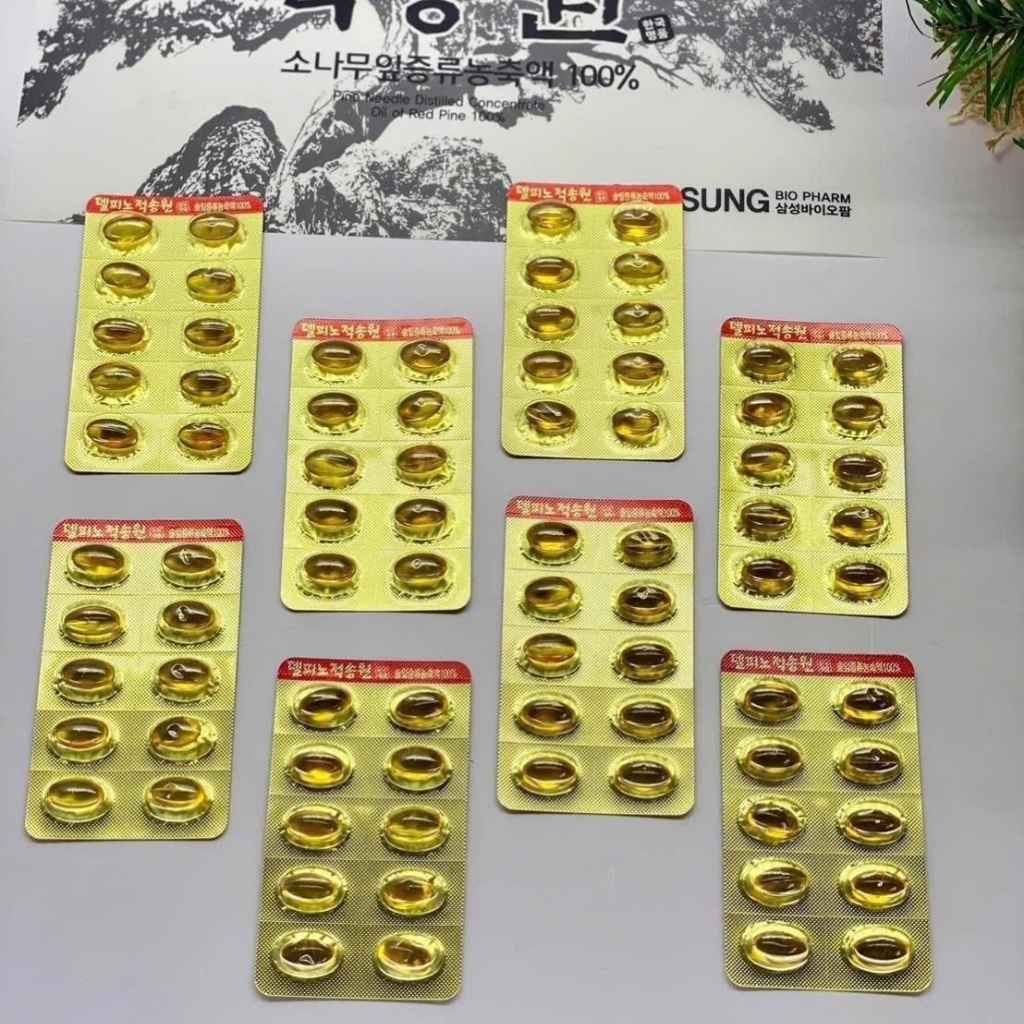  Tinh Dầu Thông Đỏ Chính Phủ Hàn Quốc Del Pino Jeoksongwon BKHEKR-9227 