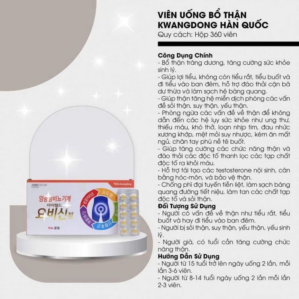 Thuốc bổ thận Kwangdong BKHEKR-9233 