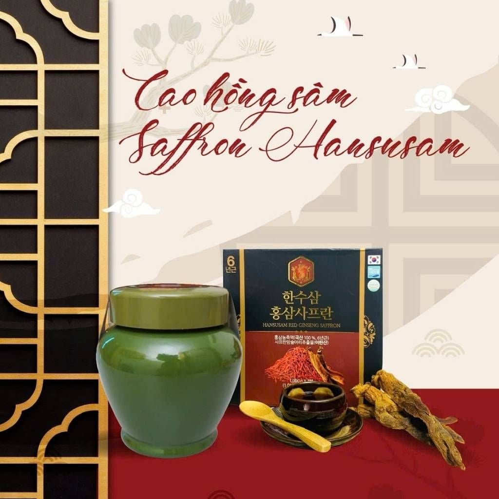  Cao Hồng Sâm Nhụy Hoa Nghệ Tây Saffron BKHEKR-9243 