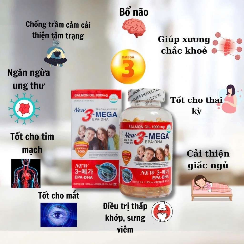  Dầu Cá Omega 3 Hộp 300 Viên BKHEKR-9253 