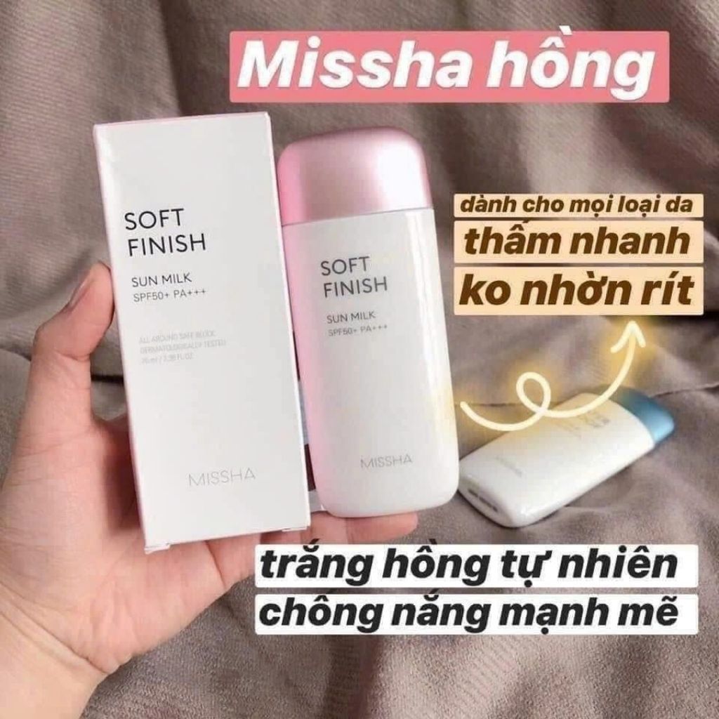  Kem Chống Nắng Missha Soft Finish Sun Milk BKHEKR-9254 