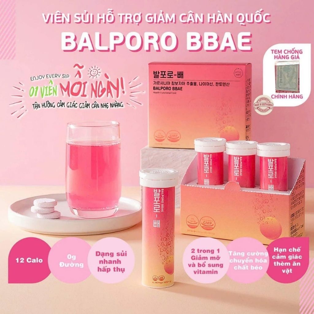  Viên Sủi Giảm Cân Balporo Bbae Hàn Quốc BKHEKR-9257 