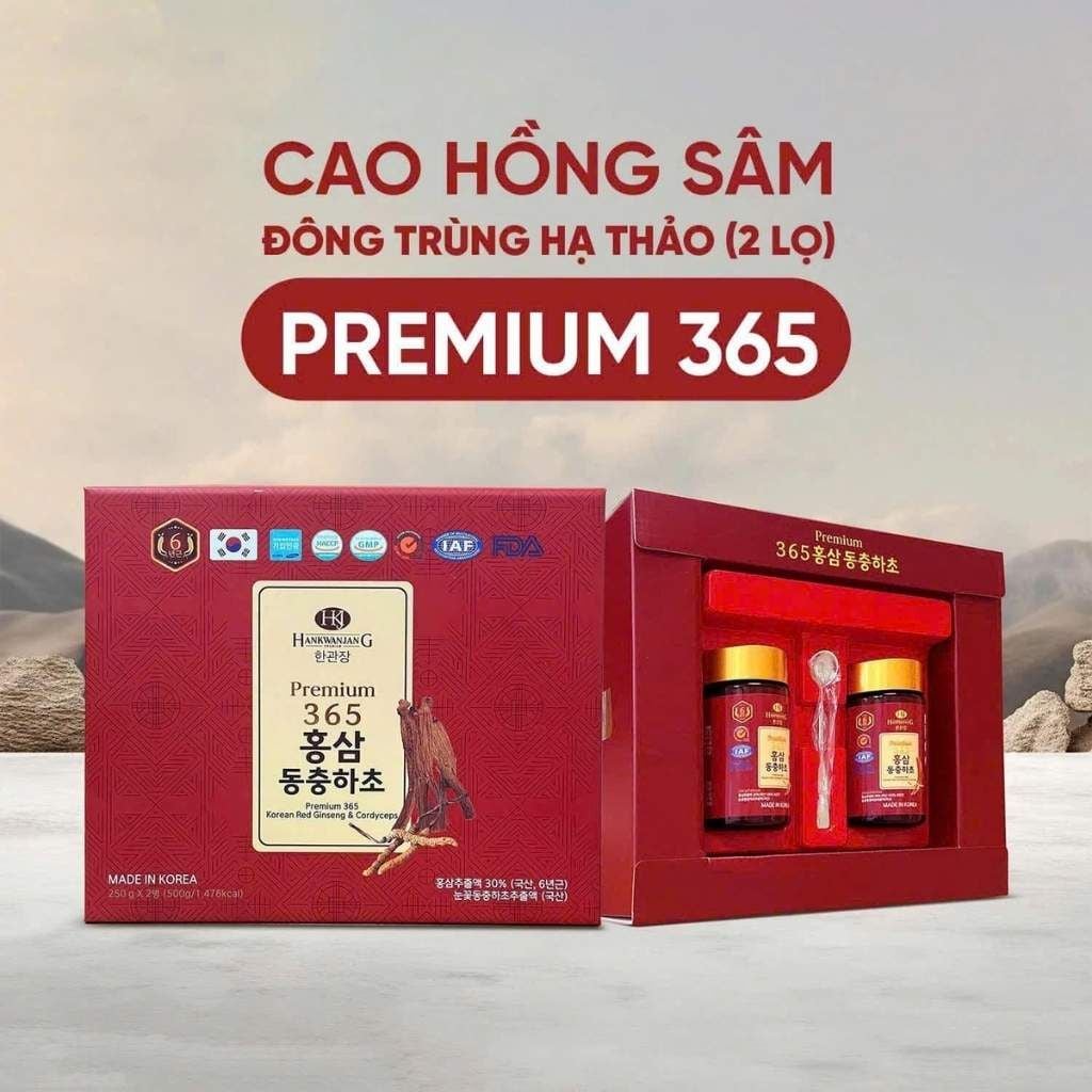  Cao hồng sâm đông trùng HANSUSAM 365 BKHEKR-9268 