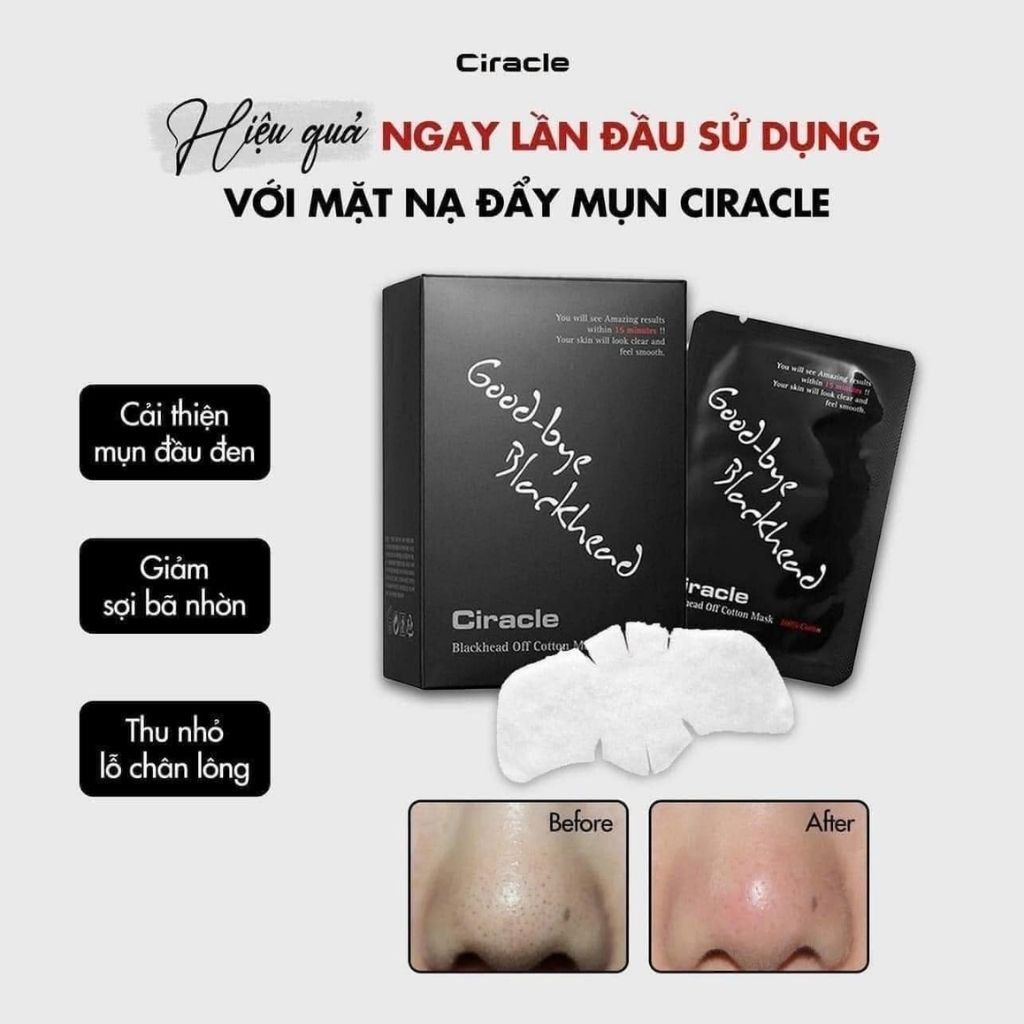  Miếng Đẩy Mụn Đầu Đen Goodbye Blackhead Circle BKHEKR-9269 