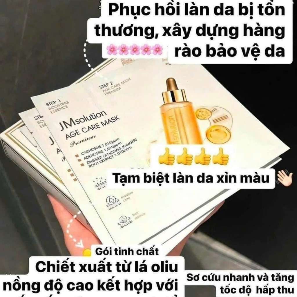  Mặt Nạ Vàng 2 Steps JM Solution Age Care Mask BKHEKR-9273 