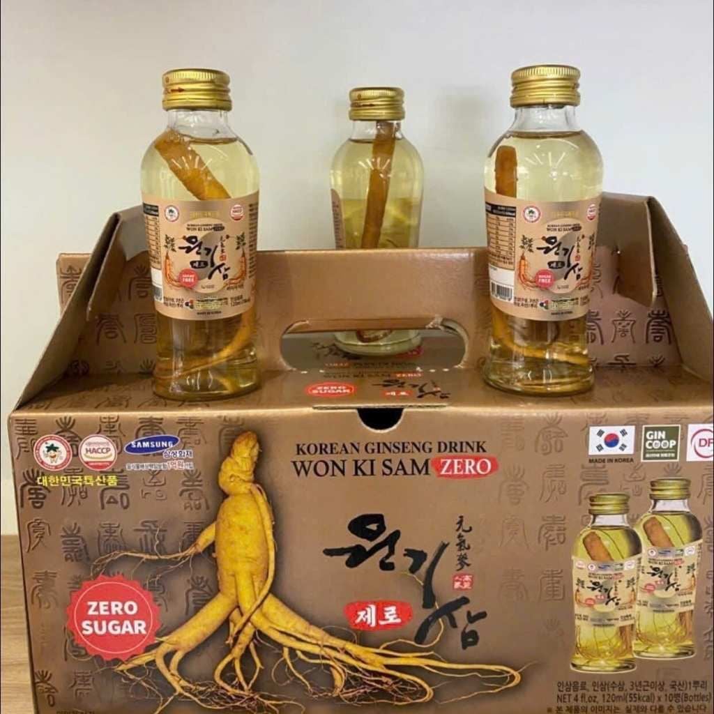  Nước Hồng Sâm Nguyên Củ Won Ki Sam Korea Zero Sugar BKHEKR-9286 