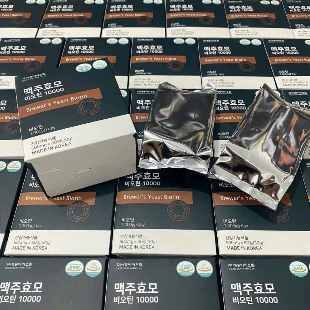  Viên Uống Mọc Tóc Biotin Men Bia Khô Sejong Biopharm BKHEKR-9327 