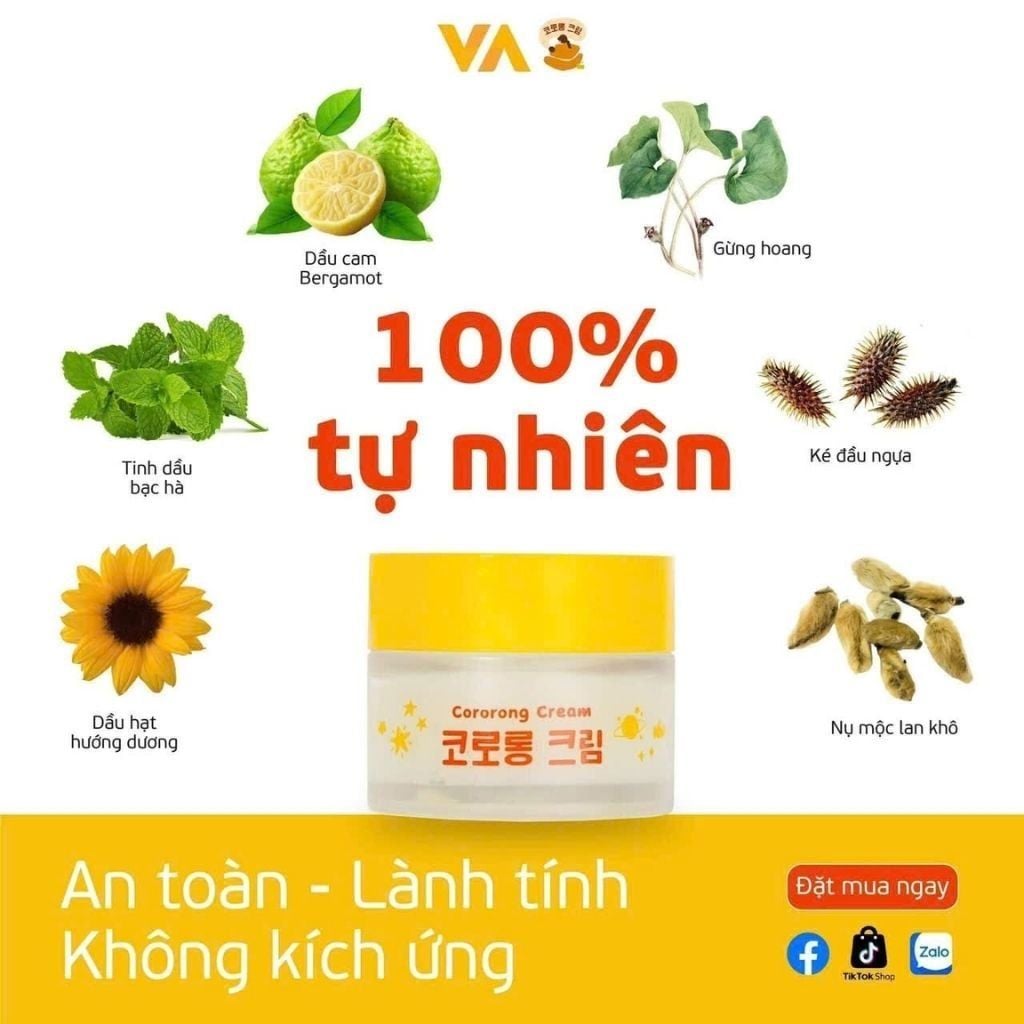  Kem Bôi Ngạt Mũi Cocorong Cream Cho Bé BKHEKR-9355 
