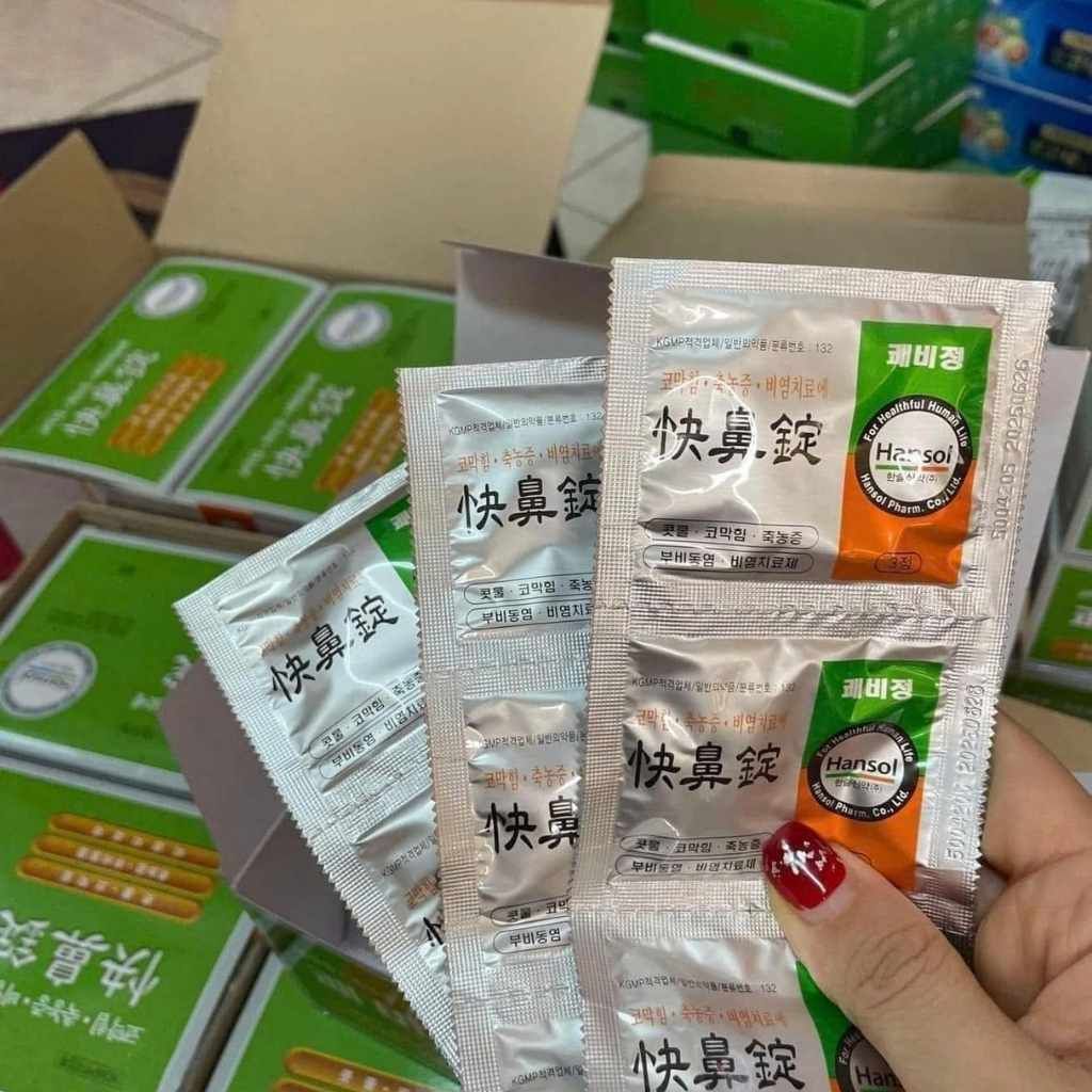  Viên Uống Đặc Trị Viêm Xoang Hansol Hàn Quốc BKHEKR-9374 