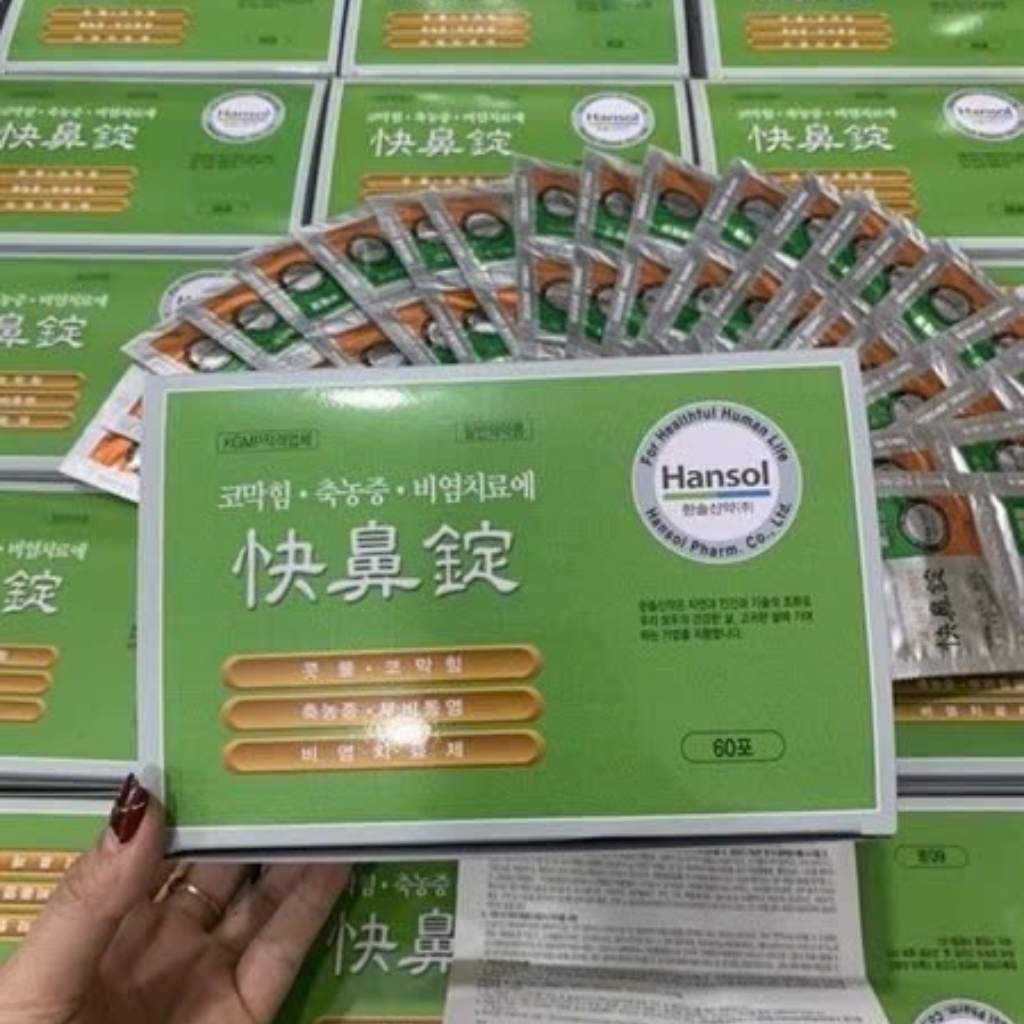  Viên Uống Đặc Trị Viêm Xoang Hansol Hàn Quốc BKHEKR-9374 
