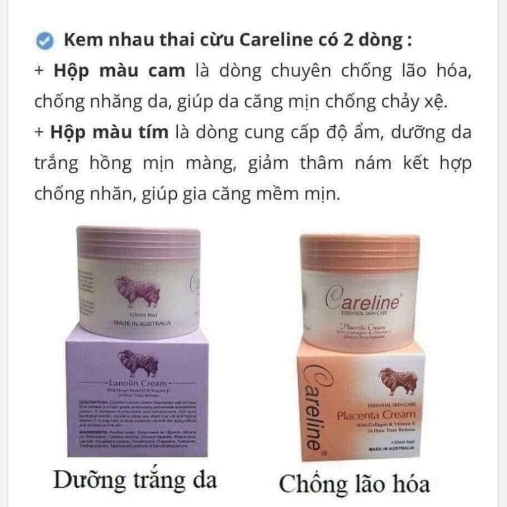  Kem Cừu Careline Úc Dưỡng Ẩm Trắng Da BKHEKR-9377 