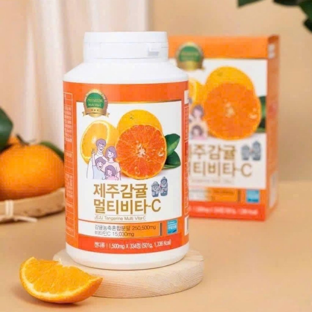  Viên Vitamin C Jeju Tangerine Multivita C Hàn Quốc BKHEKR-9385 