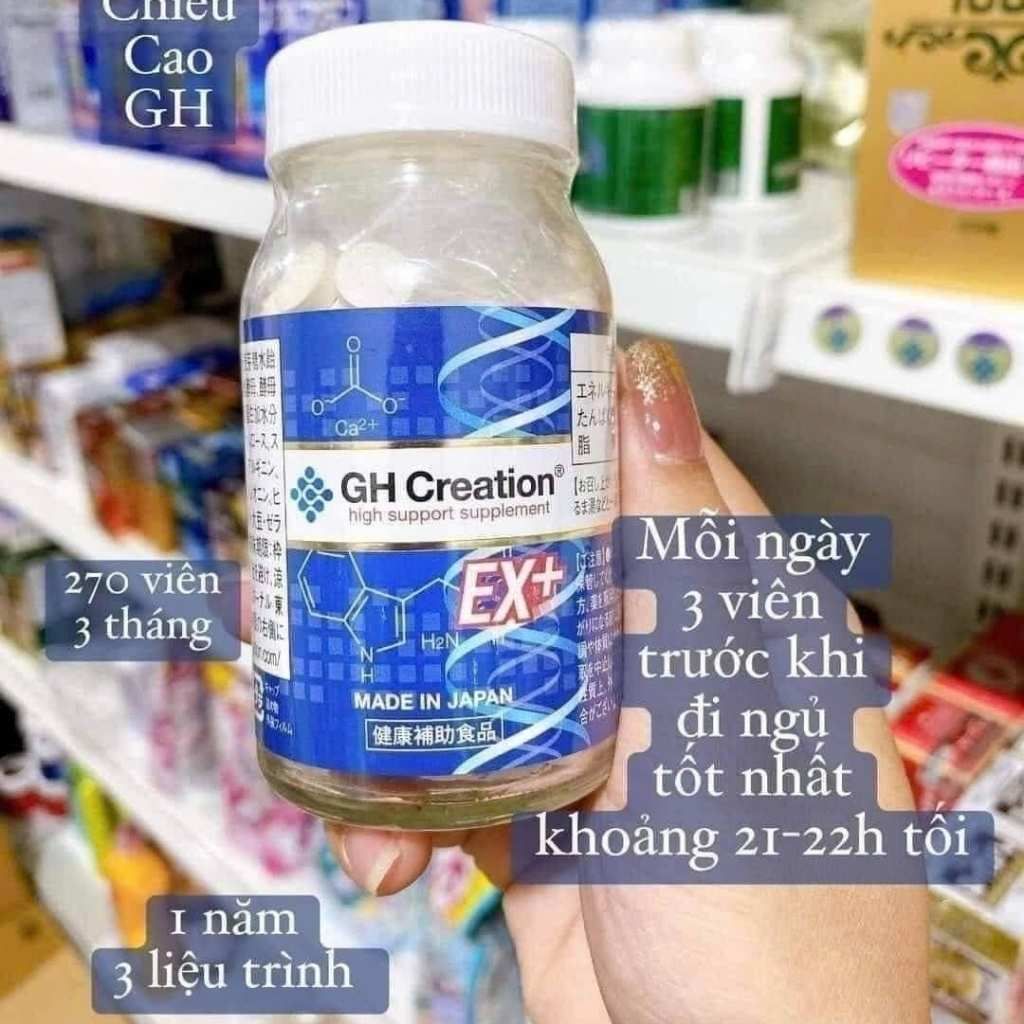  Viên Uống Tăng Chiều Cao GH-Creation Nhật Bản BKHEKR-9391 
