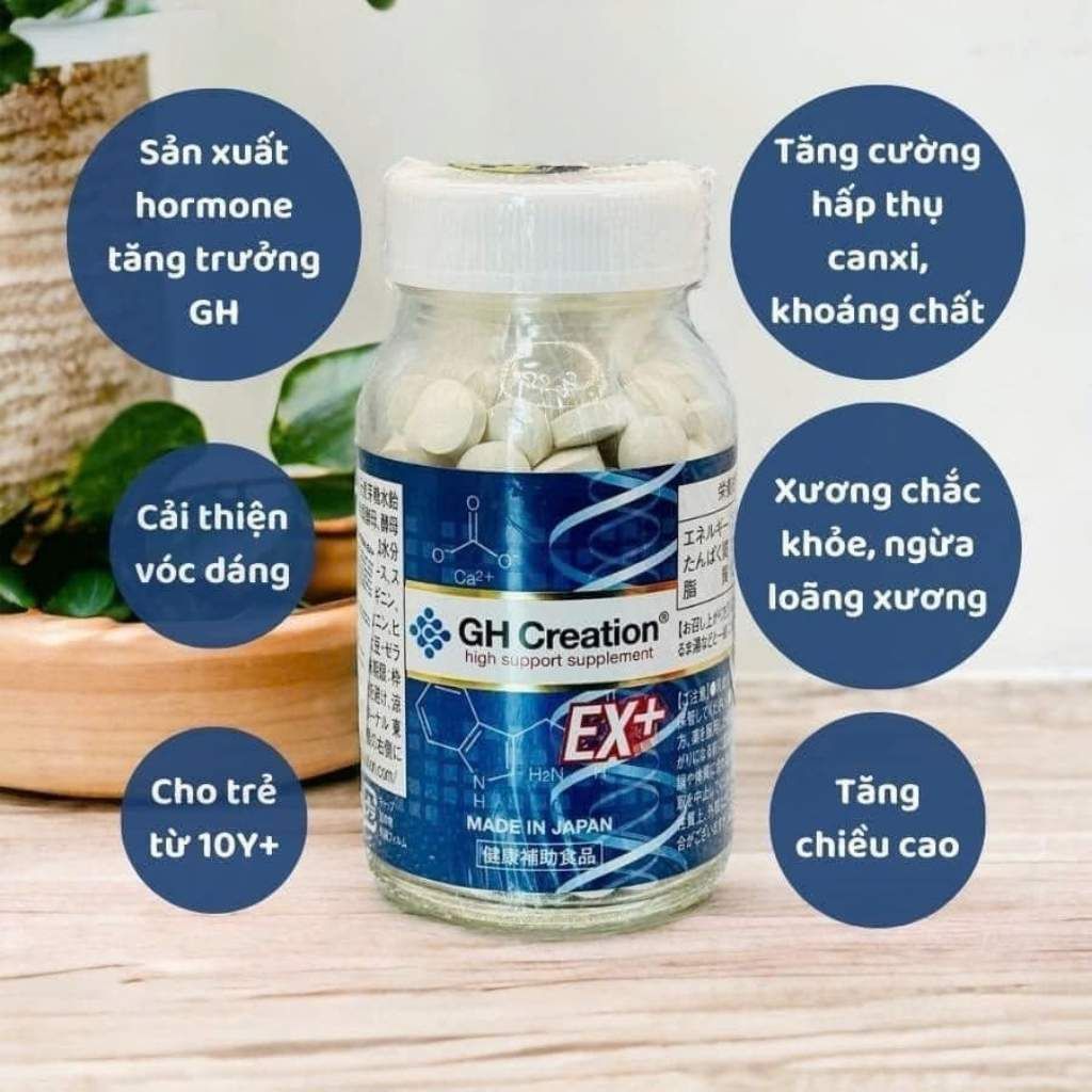  Viên Uống Tăng Chiều Cao GH-Creation Nhật Bản BKHEKR-9391 