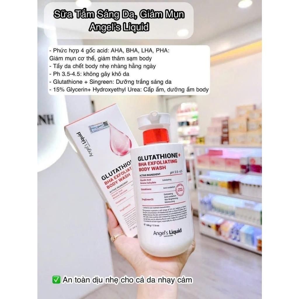  Sữa Tắm Angel’s Liquid Glutathione giảm mụn và làm sáng da BKHEKR-9393 