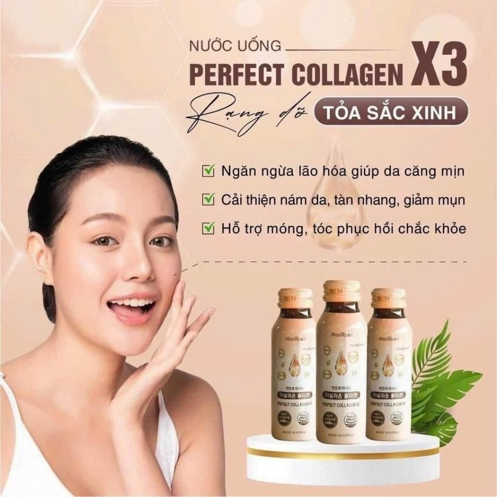 Nước Uống Collagen Perfect Collagen X3 Masilraon Hàn Quốc BKHEKR-9395 