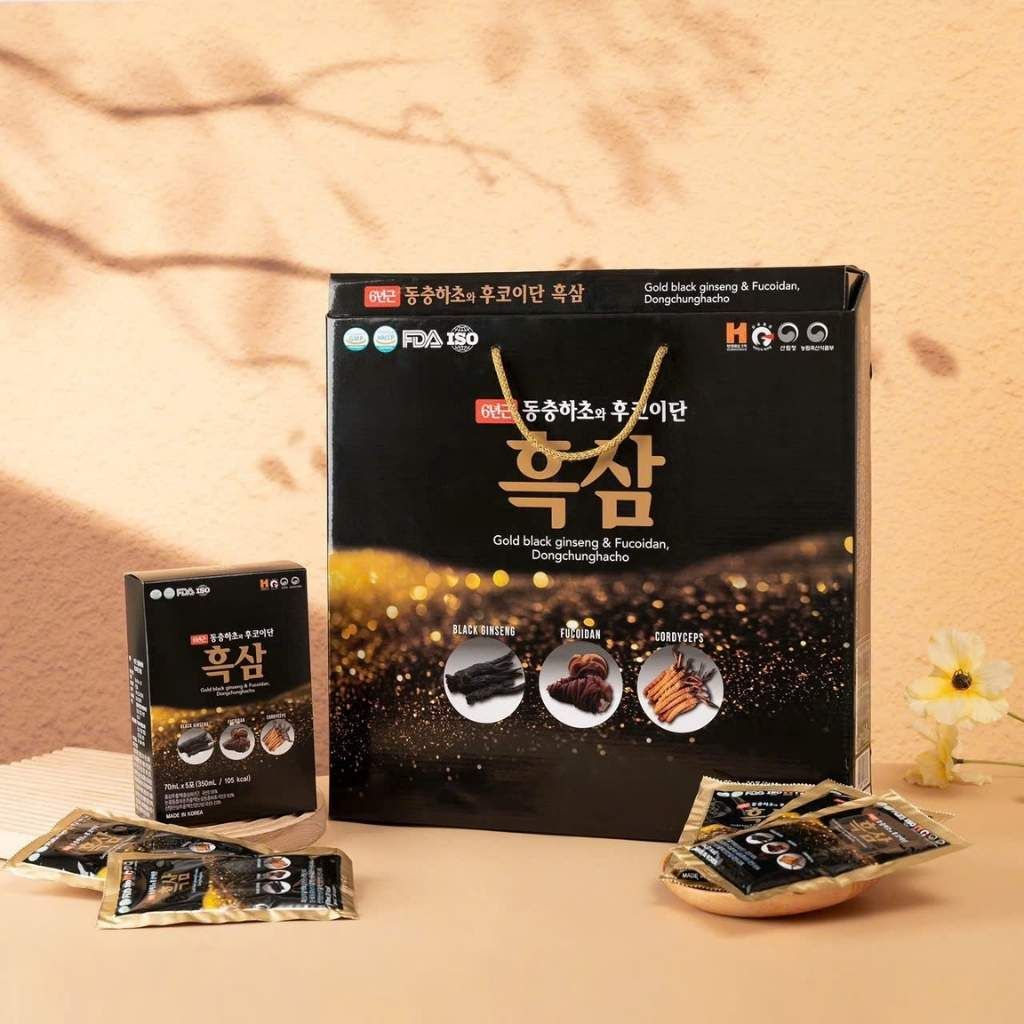  Nước Hắc Sâm & Fucoidan, Đông Trùng Hạ Thảo Hàn Quốc BKHEKR-9421 