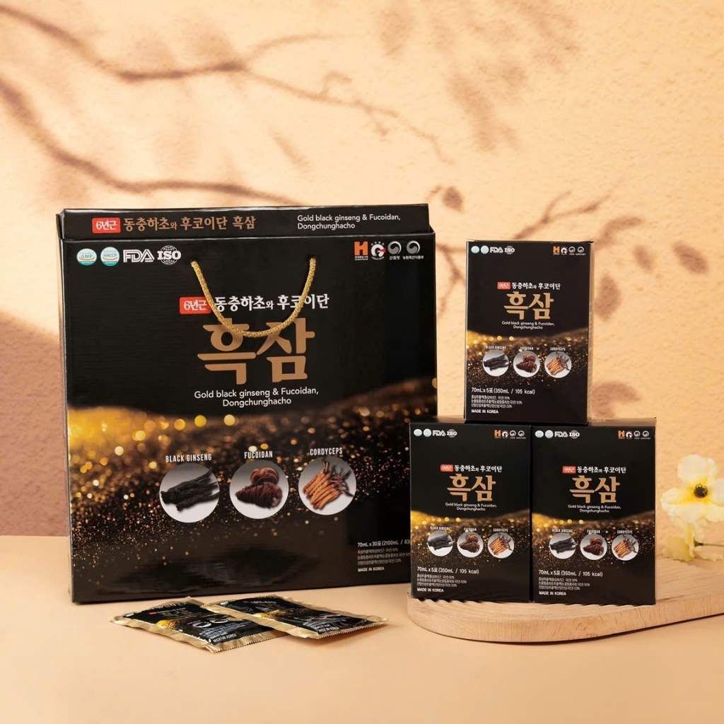  Nước Hắc Sâm & Fucoidan, Đông Trùng Hạ Thảo Hàn Quốc BKHEKR-9421 