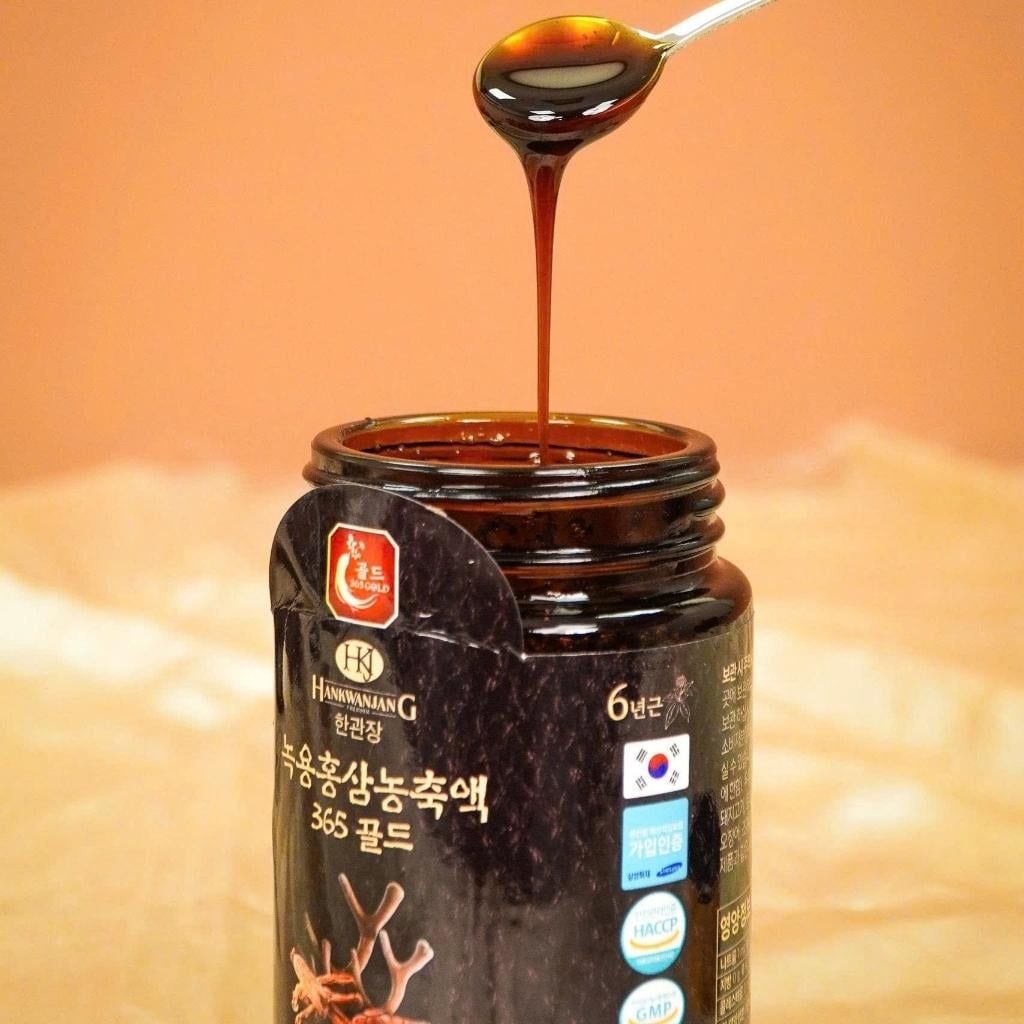 Cao Hồng Sâm Nhung Hươu Goryo Deer Antlers Red Ginseng Extract 365 Gold Hàn Quốc BKHEKR-9433 