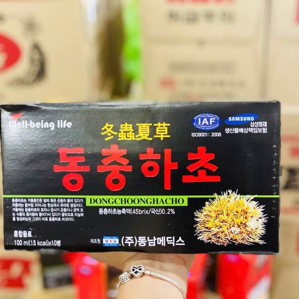  Nước Hồng Sâm Và Nước Đông Trùng Hạ Thảo Well-being Life Hàn Quốc BKHEKR-9439 