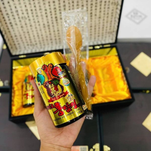  Cao Hồng Sâm Hộp Gỗ Kanghwa 4 Lọ BKHEKR-9449 